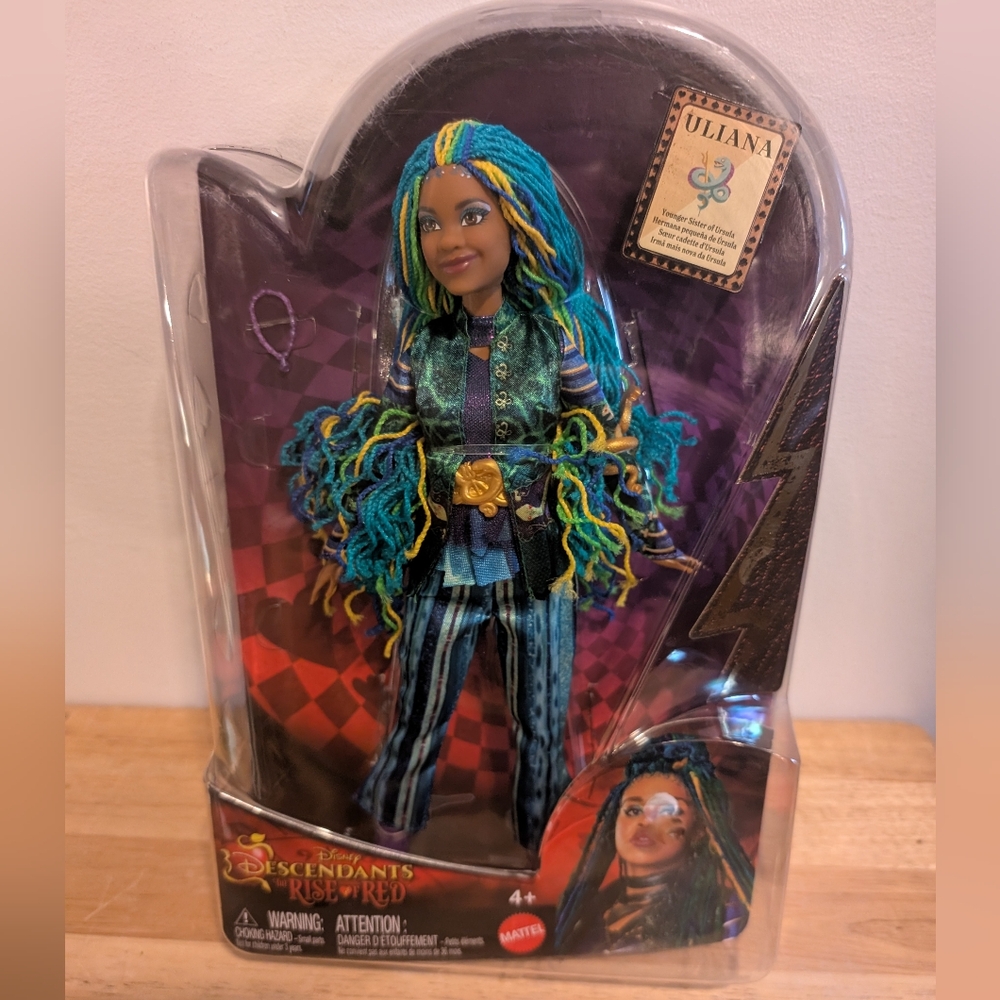 Mattel Descendants Doll with Blue and Yellow Braids